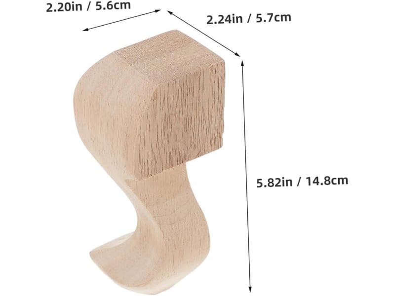  4 pièces meubles bois massif sculptés pour table basse chevet salle de bain de table bois meuble  - Conforama B
