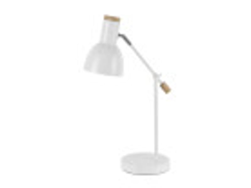  Lampe de bureau fabrilamp tejo blanchêtre 1 x e27 articulée orientable 50x15x16.5 cm 246571068 - Conforama B