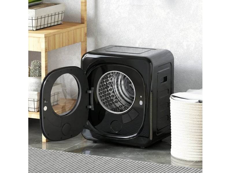  Sèche-linge à pompe à chaleur 48x43x57 cm, 800 w, 4 kg, noir  - Conforama B
