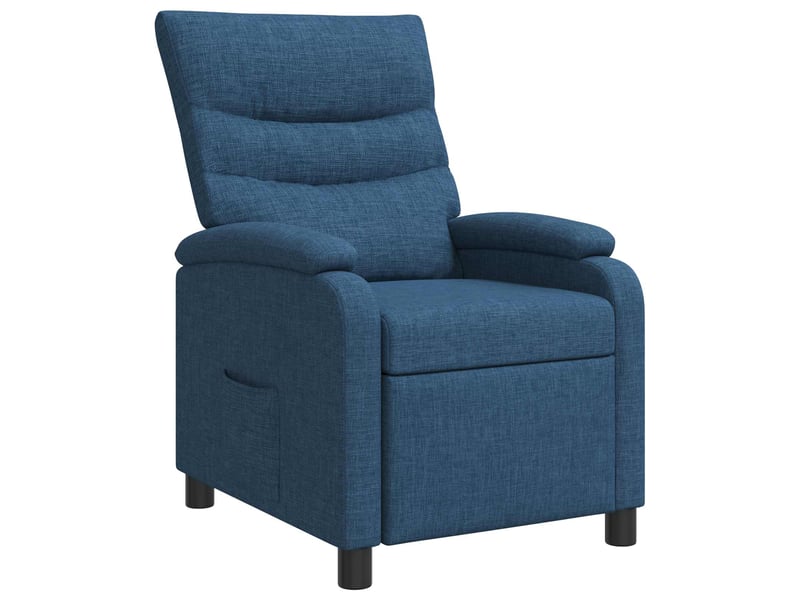 Vidaxl fauteuil inclinable bleu tissu - Conforama A