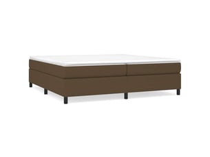 Lit 2 places 200x200 cm coloris marron