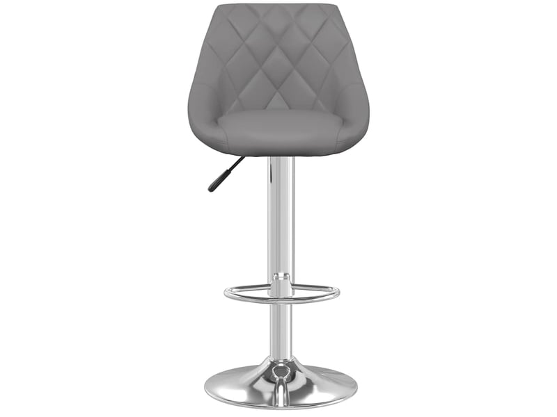  Lot de 2 tabouret de bar, chaise de bar gris similicuir shl39547  - Conforama D