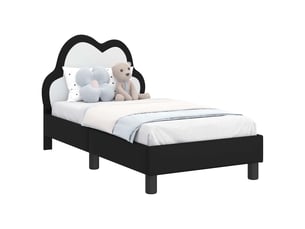 Lit simple 70x140 cm    coloris noir