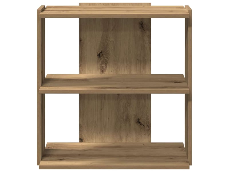  Bibliothèque à 3 niveaux, armoire à livres chêne artisanal 60x30x60 cm  - Conforama D