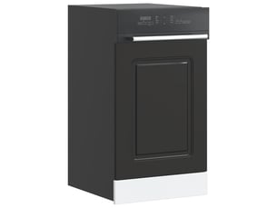 Panneau de lave-vaisselle kalmar noir 45x1,5x57cm