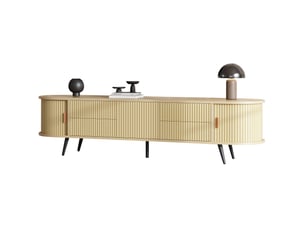 Meuble tv coloris naturel 180 cm TCQPZ