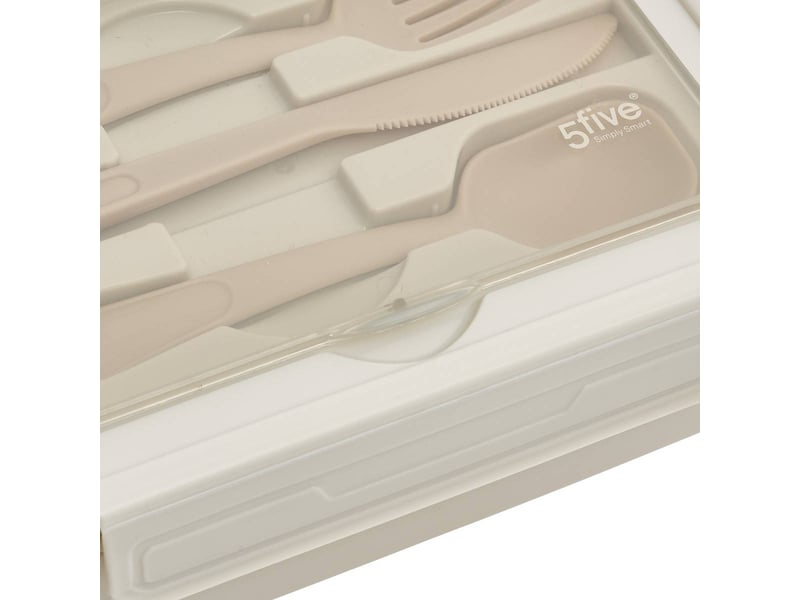 Lunch box rectangulaire 1,2l beige  - Conforama D
