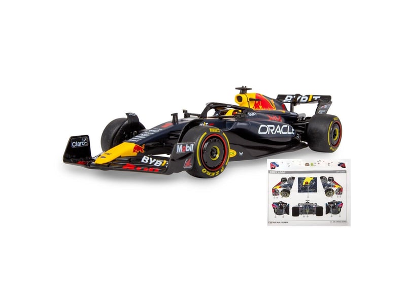  Oracle red bull racing rb19 diecast 1:32 bleu foncé 402201 - Conforama D