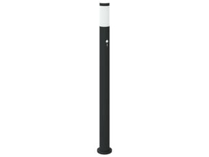 Borne lumineuse, lampadaire avec détecteur 110 cm en acier inoxydable ip44 shl5787