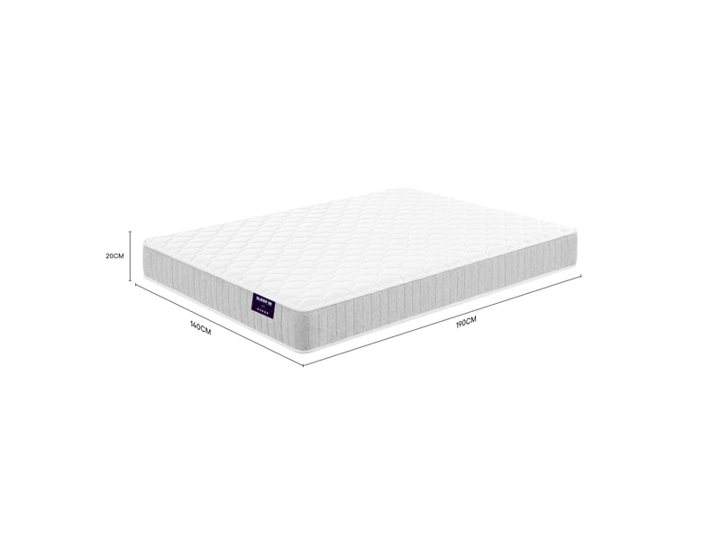  Matelas Ressorts + latex 140x190 cm  - Conforama H