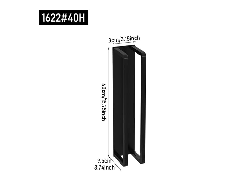  Porte-serviettes de salle de bain - barre porte-serviettes en fer noir - porte-serviettes de 40 cm - convient pour la salle de bain et la chambre  - Conforama B