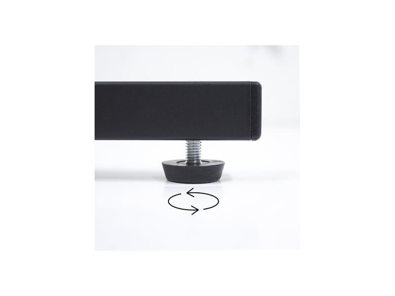  Porte-vélos vertika en métal noir 80 x 57,5 x 194,5 cm  - Conforama E