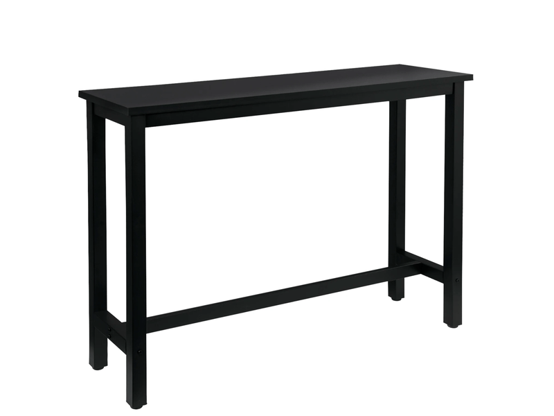  Table de salle à manger avec pieds réglables et structure renforcée, pour cuisine et salle à manger, 140 × 100 × 40 cm  - Conforama A