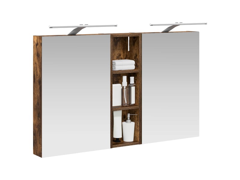  Ensemble de meubles de salle de bain 3 pcs 100x10.5x60.5 cm shl5479  - Conforama C