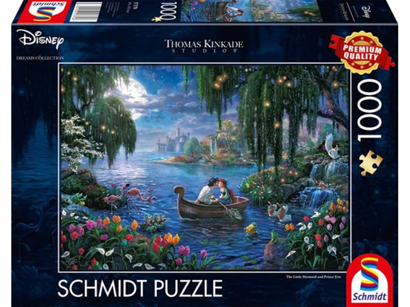  Puzzle 1000 pcs la petite sirene 57370 - Conforama A