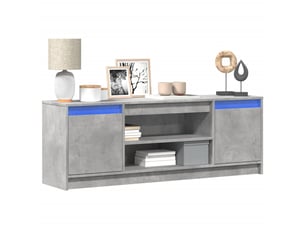 Meuble tv coloris gris 139.5 cm <strong></strong>  <strong></strong>