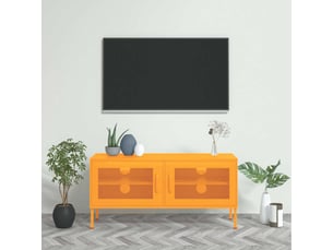 Meuble tv coloris jaune 105 cm <strong></strong>  <strong></strong>