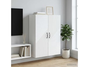 Armoire     <strong></strong> <strong></strong> coloris blanc largeur 66 cm