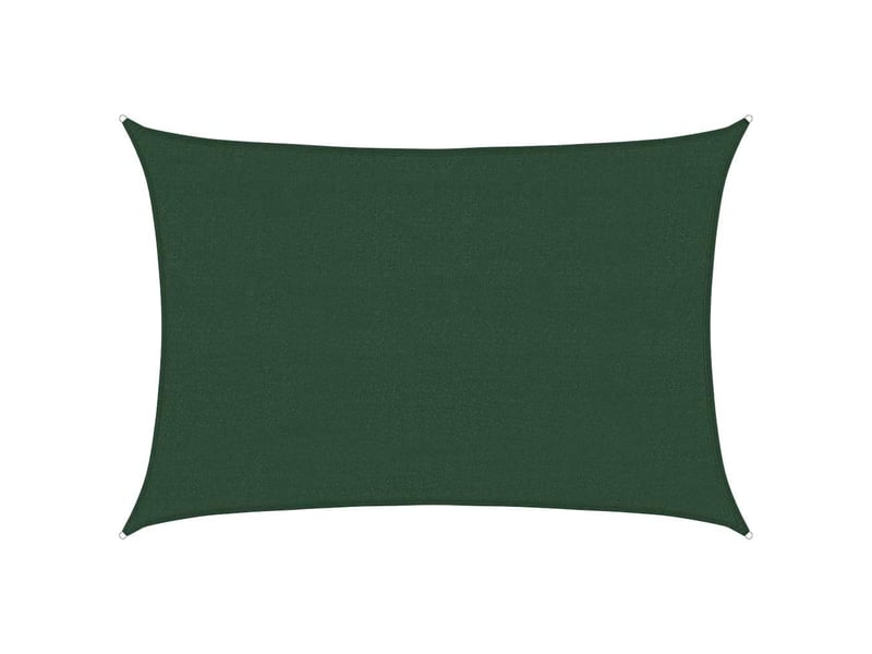  Voile d'ombrage - voile d'ombre - voile parasol 160 gm² vert foncé 4x6 m pehd  - Conforama A