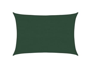 Voile d'ombrage - voile d'ombre - voile parasol 160 gm² vert foncé 4x6 m pehd