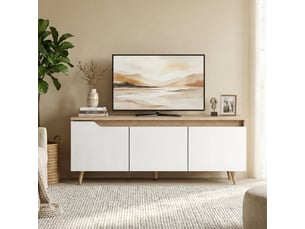 Meuble tv coloris blanc <strong></strong> <strong></strong>