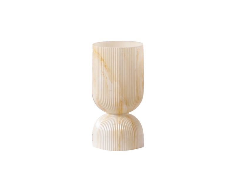  Lampe de table vase en verre – trois couleurs de lumière, 12x24cm  - Conforama A