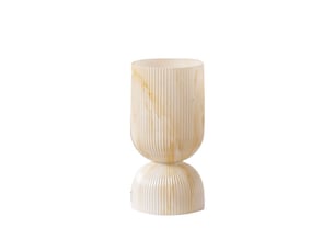 Lampe de table vase en verre – trois couleurs de lumière, 12x24cm