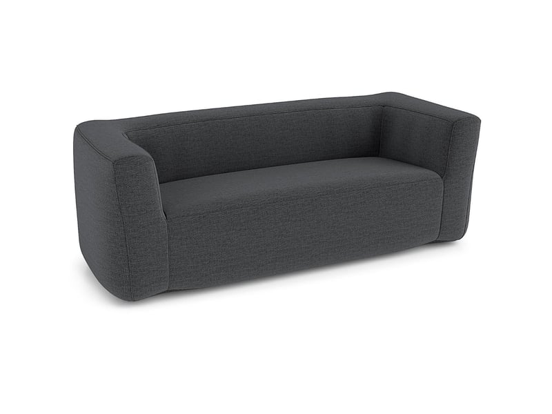 Costway fauteuil gonflable, canapé 2-3 places avec housse détachable, accoudoirs larges, assise spacieux (gris)  - Conforama A