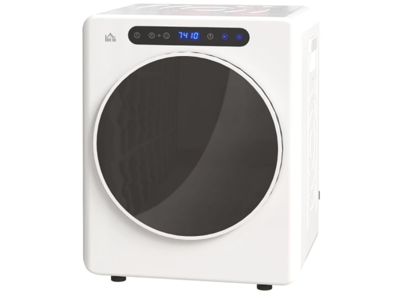  Mini sèche-linge blanc 3 kg, 6 programmes, 40-60 °c, compact, commande tactile  - Conforama A