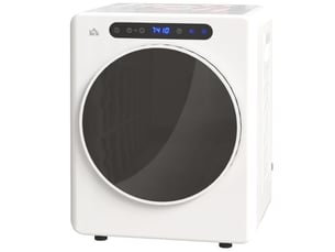 Mini sèche-linge blanc 3 kg, 6 programmes, 40-60 °c, compact, commande tactile