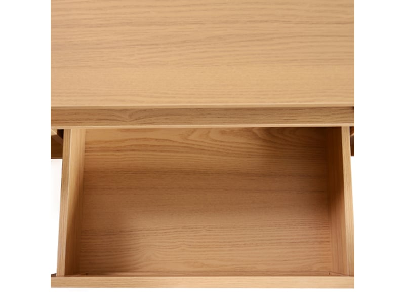 Meuble tv bois avec design en rotin véritable et pieds en bois massif, beaucoup d'espace de rangement  - Conforama E