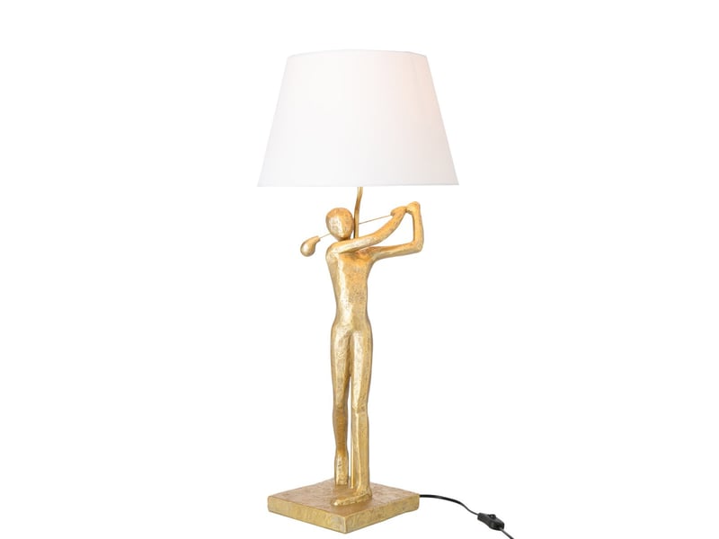  Lampe à poser golfeur viggo 80cm doré  - Conforama B
