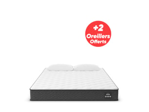 Matelas 160x200 cm STARTY Ressorts ensachés soutien Ferme épaisseur 20 cm