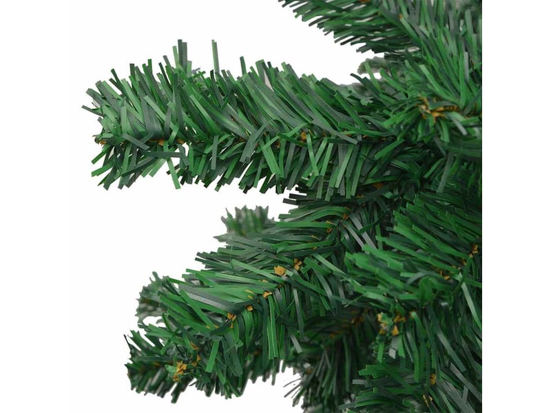  Sapin de noël, arbre de noël artificiel pré-éclairé et boules l 240 cm vert cf61663  - Conforama E