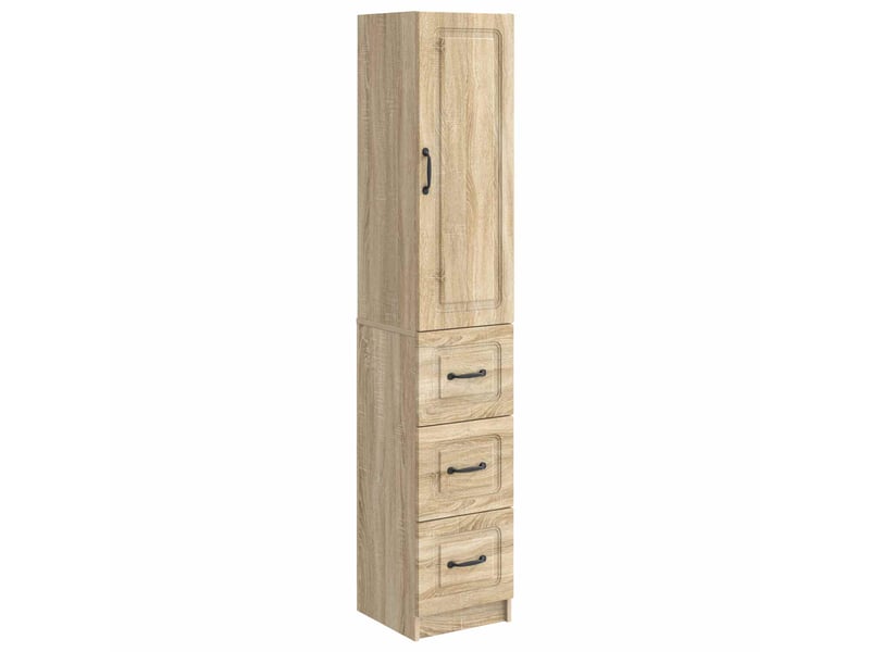 Ensemble de meubles 2 pcs, rangement de salon 33 x 34,5 x 87 cm bois d'ingénierie shl9589 - Conforama A