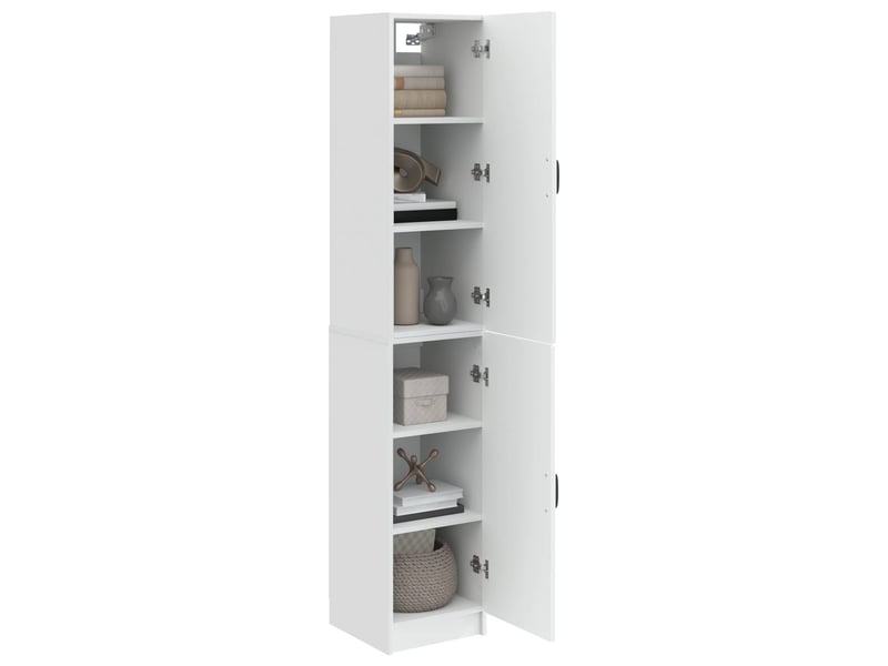  Buffet - ensemble de meubles 2 pc blanc brillant bois d'ingénierie  - Conforama C