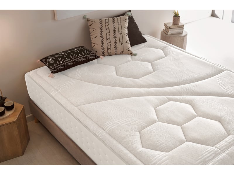  Matelas viscosoft quantum haute densité - 100x200 cm - fermeté medium- moonia  - Conforama D