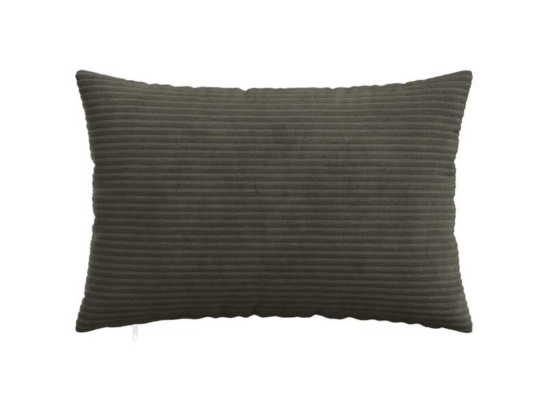  Lot de 6 housses de coussin heerlen anthracite 50 x 80 cm cf49907  - Conforama A