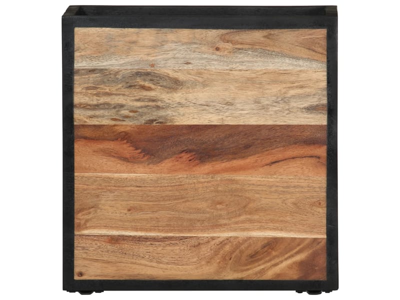  Table de chevet - cabinet de chevet - table de nuit murale 35x35x20 cm bois massif d'acacia  - Conforama D