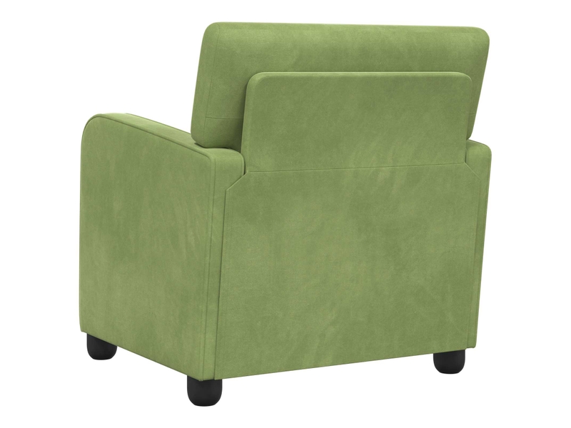  Vidaxl fauteuil vert clair velours  - Conforama E