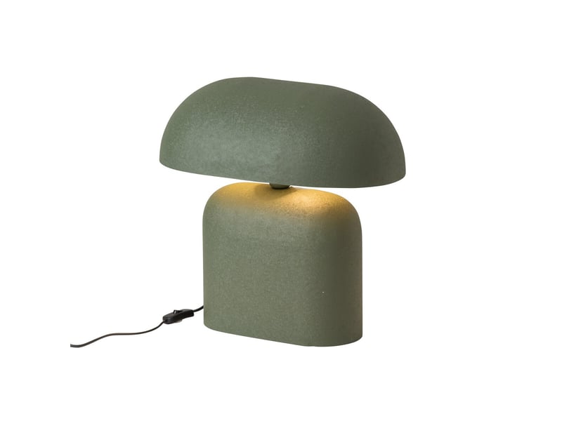  Lampe à poser en métal orla 45cm vert olive  - Conforama B