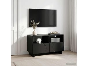 Meuble tv coloris noir  <strong></strong>  <strong></strong>