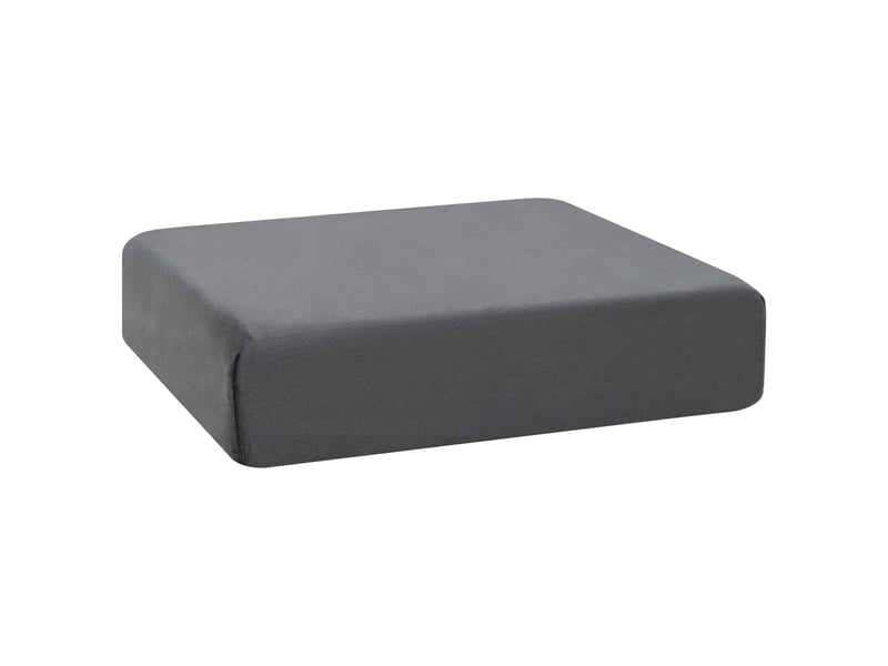  Coussin d'assise, coussin pour chaisecanapé 40 x 40 x 10 cm mousse pu gris cf51362  - Conforama A