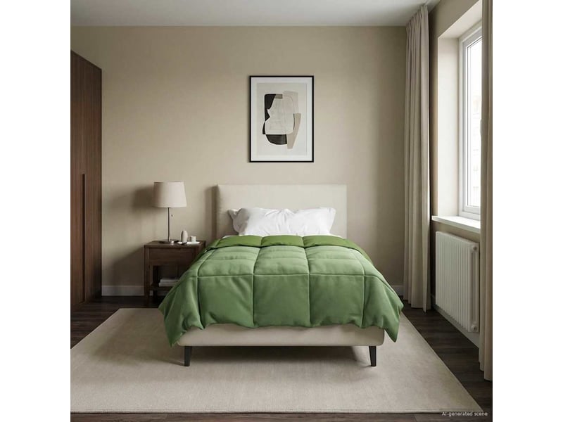  Duvet d'hiver - couette 155 x 200 cm hiver - couette microfibre (100% polyester)  - Conforama B