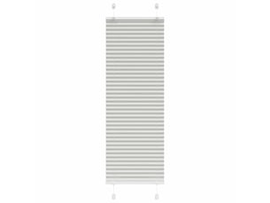 Store plissé, store de fenêtre gris clair 45x100 cm largeur du tissu 44,4 cm cf46885