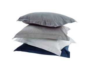 Taies d'oreiller satin de coton versatin - blanc - 65x65_lot2