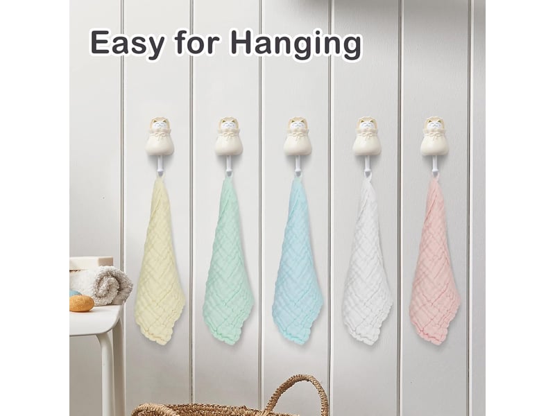  Débarbouillettes bébé en mousseline (30 x 30 cm) 12 pièces  - Conforama D