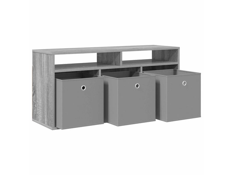  Meuble tv - basboard avec tiroir gris sonoma 102 x 32 x 48,5 cm  - Conforama E
