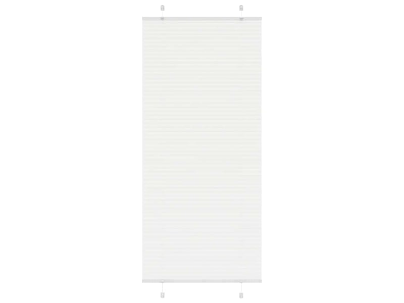  Store plissé, store de fenêtre blanc 90x200 cm largeur du tissu 89,4 cm polyester cf46769  - Conforama B