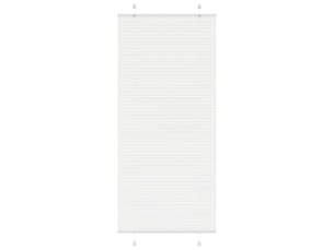 Store plissé, store de fenêtre blanc 90x200 cm largeur du tissu 89,4 cm polyester cf46769